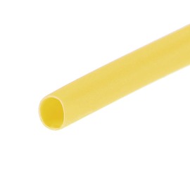 sourcing map Heat Shrink Tubing, 1mm Dia 2:1 rate Shrinkable Tube Cable Sleeve 7m - Yellow