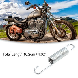 ACROPIX Motorcycle Kickstand Side Stand Return Spring for Suzuki GN125 GS125 1 PC Silver Tone
