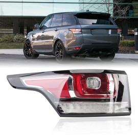 Clidr LED Tail Light for Range Rover Sport L494 2014 2015 2016 2017 Driver Side Clear Rear Lamp Brake Light LR061589-B(Left)