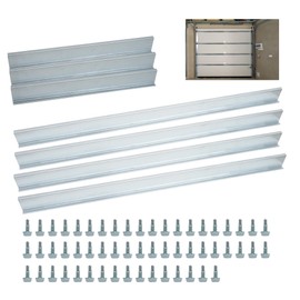 RDUIGT Heavy Duty Steel Garage Door Strut 16Ft Garage Door Reinforcement Bracket Garage Door Support Brace Repair Kit, Reinforcement Hurricane Strut Beams Prevents Bending and Sagging