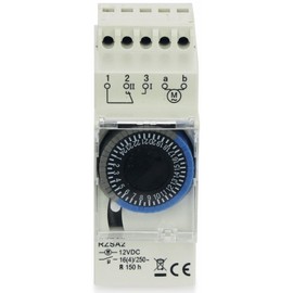 RELTECH RZSA2 12V DIN Rail Analog Timer Switch