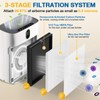 4 Pack HY4866 Replacement Filters for MORENTO/WESTHEY HY4866 Air Purifier