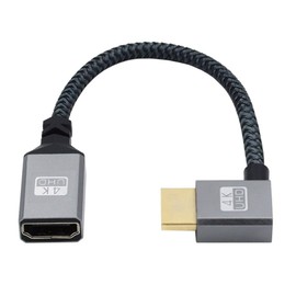 Chenyang HDMI 1.4 Cable,HDMI Type A Male to Female Extension Cable Connector 90 Degree Right Angled