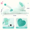 Onsoyours Original Heatable & Weighted Rainbow Cat Stuffed Animals, 15"