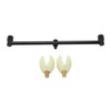 Carp Fishing Rod Support Buzz Bar with Luminous Head Aluminum