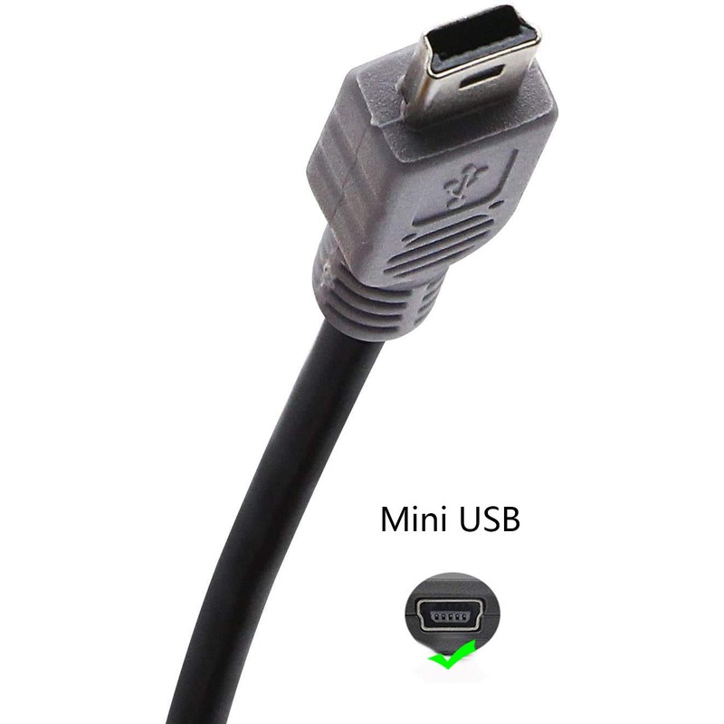 CERRXIAN USB OTG Cable - Black, USB Micro Male to