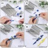 SUNNYCLUE 1 Box 50Pcs 117mm Pen Extender Rods Beadable Pen