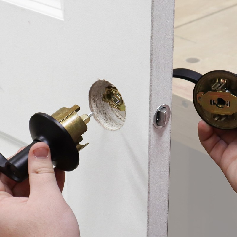 Milescraft 1337 Lock Mate - Door Lock Installation Kit with