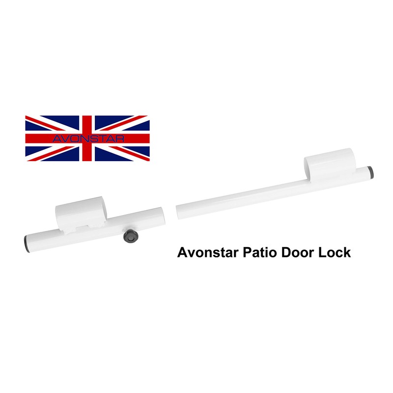 Patio Door Security Lock (White)
