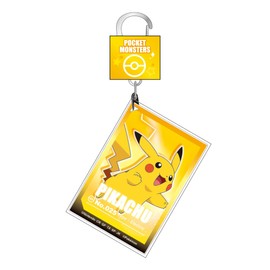 Tees Factory PM-5541324PC Pokemon Layered Acrylic Keychain, Starlight, Pikachu, H 3.0 x W 2.0 x D 0.1 inches (7.5 x 5.2 x 0.3 cm)