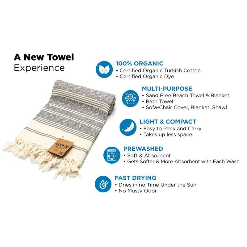 DEMMEX Certified 100% Organic Cotton & Organic Dye Prewashed XL
