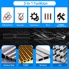 DKIBBITH 6 Packs M6 Combination Drill & Taps Bit Set,