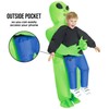 Morph Kids Inflatable Alien Costume, Blow Up Alien Outfit for