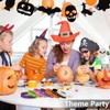 Mersper 60Pcs Wicked Silicone Bracelets Ghost Rubber Wristbands, Classroom Prizes