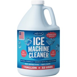 Ice Machine Cleaner and Descaler Gallon | Ice Maker Cleaner for All Brands; Opal, Scotsman, Manitowoc, Affresh, etc. Countertop Icemaker Cleaners Solution | Icemaker Cleaners and Descaler 100% Active!