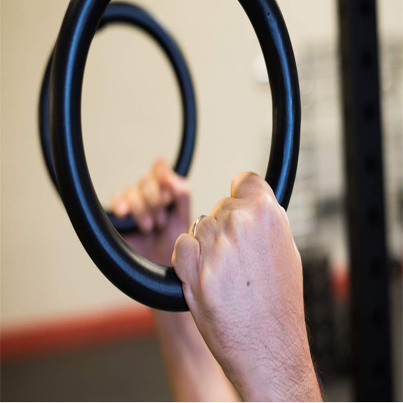 Body-Solid Tools BSTRINGS Exercise Rings with Adjustable Nylon Straps for