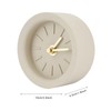 Cement Concrete Clock Silent Alarm Clock Quartz Table Clock (Battery