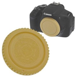 Fotodiox Gold Designer Body Cap Compatible with Canon EF and EF-S Mount Cameras
