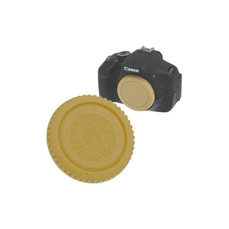 Fotodiox Gold Designer Body Cap Compatible with Canon EF and