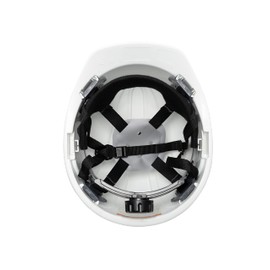 Honeywell North Short Brim Hard Hat White, Non-Vented, Dual-Lock Mechanism, 4-Point Ratchet Suspension, High-Density Polyethylene, NSB20001E (1 Piece)