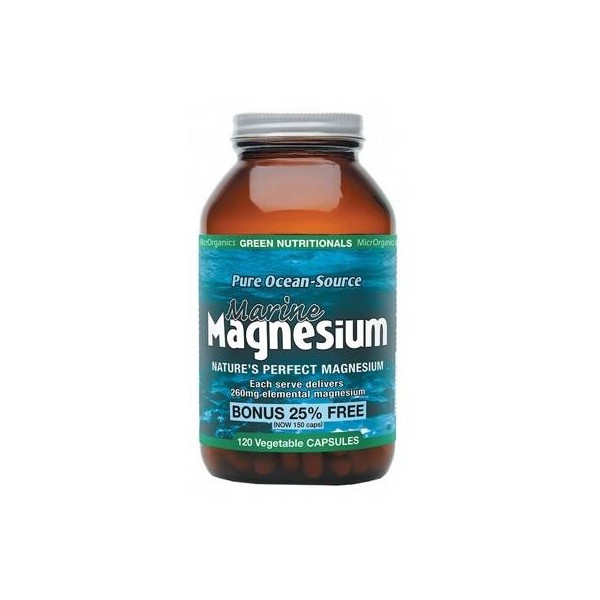 GREEN NUTRITIONALS Marine Magnesium 120 VegeCaps (260mg)