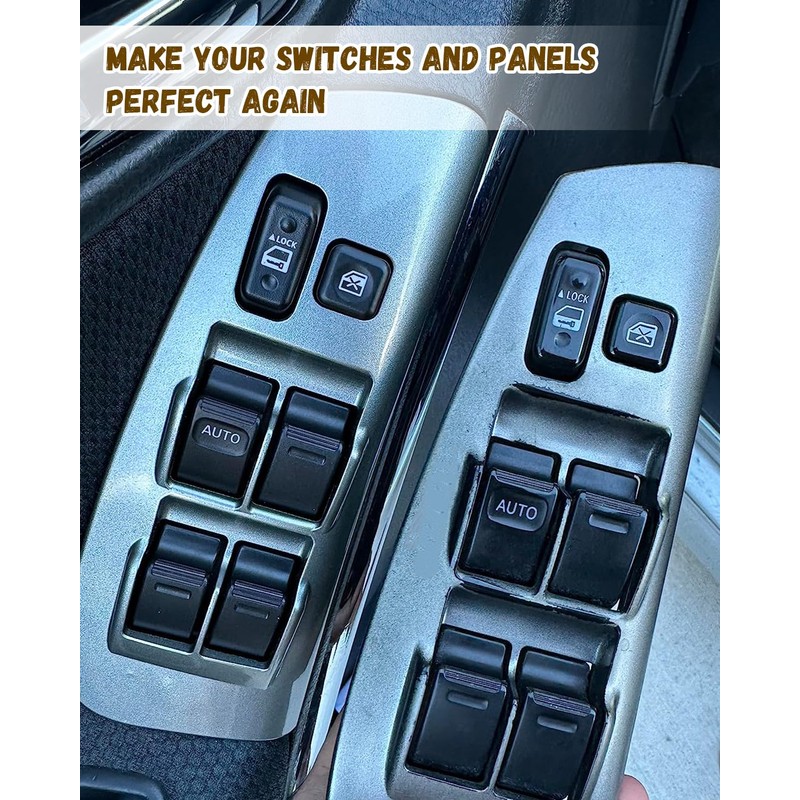 JUWEVAZU Window Master Switch and Bezel Driver Side Fit for
