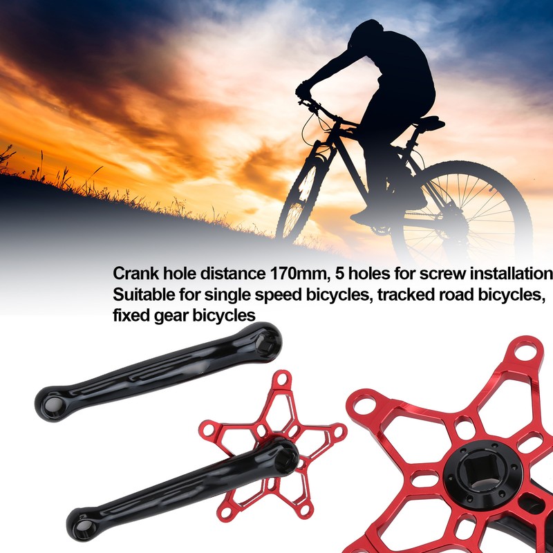 MEIJUN Mountain Bike Crankset 170 mm 130 BCD MTB Crankset