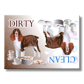 English Springer Spaniel Dishwasher Clean Dirty Magnet No 2