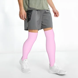 CHARMKING 3 Pairs Thigh High Compression Socks for Women and Men 15-20 mmHg Boost Circulation and All Day Comfort (S/M, Purple/Pink/Pink)