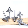 Akylin 5Pcs Classical Ogee Bit,1/4" Shank,Cove&Bead Router Bits Cutting Depth