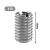 Threaded Sleeve M8 x M10 with Slotted Profile for Precise