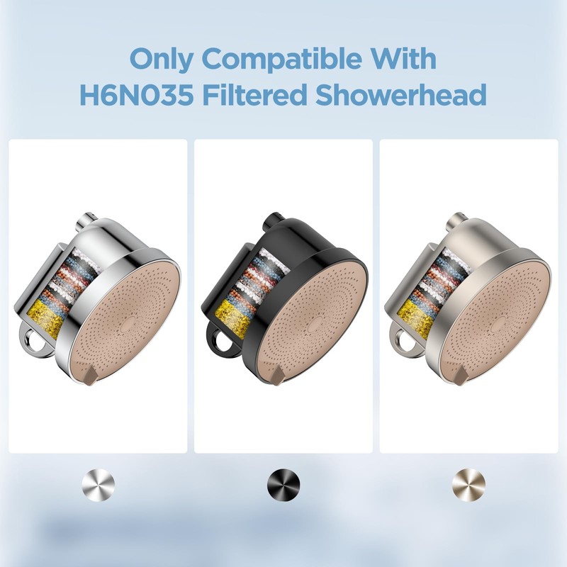 MakeFit Shower Head Filter Replacement Cartridge for MakeFit Filtered Shower