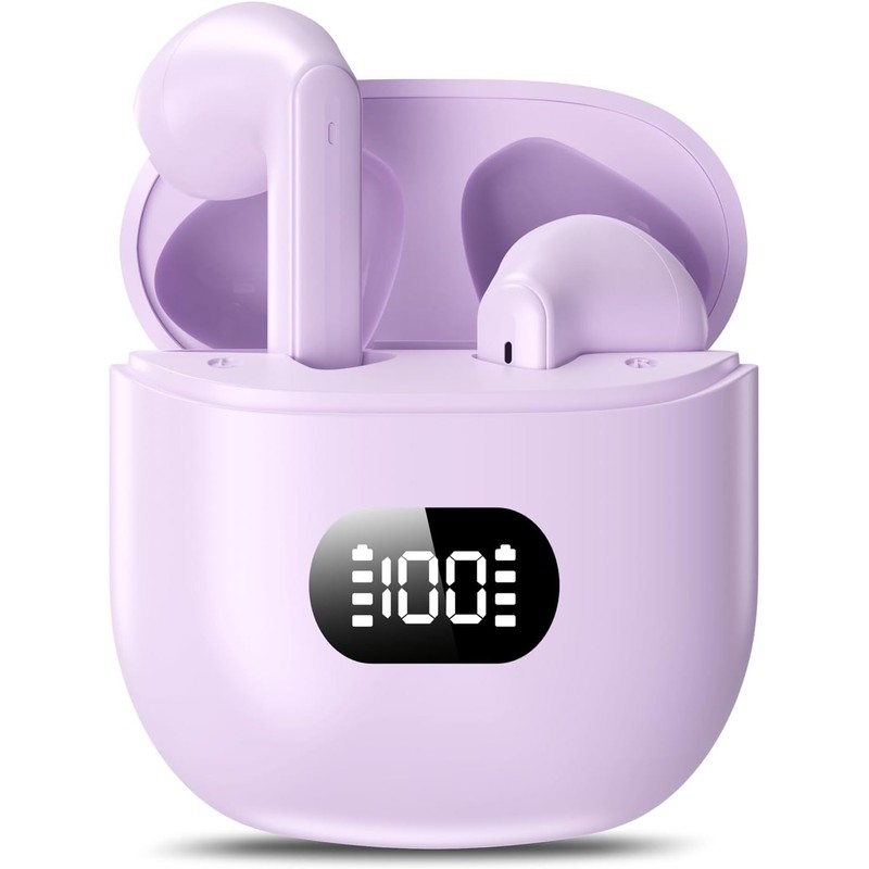KTGEE - Auriculares inalámbricos Bluetooth 5.3, 40 horas de reproducción