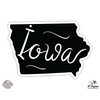 GT Graphics Iowa State Shape - Vinyl Sticker Waterproof Decal