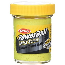 Berkley Powerbait Select Glitter Trout Bait, 642-1004954, Sunshine Yellow, 2 X50 g