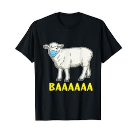 Sheep Wearing Face Mask - Masked Sheep T-Shirt