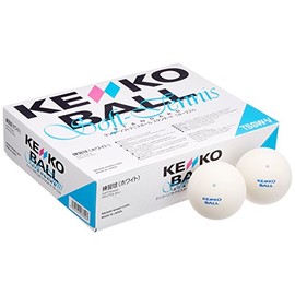 KENKO TSSW-V Soft Tennis Balls, Standard, White, 1 Dozen (12 Pieces)