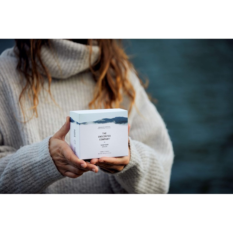 The Unscented Company Unscented Soap Bar 5 Count, 21.16 OZ