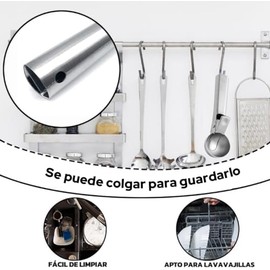 Cuchara para Helado de Acero Inoxidable–Cuchara para Frutas, Funderelele, Cuchara Helado, Masa de Galletas y Cuchara de Agua–2 Unidades