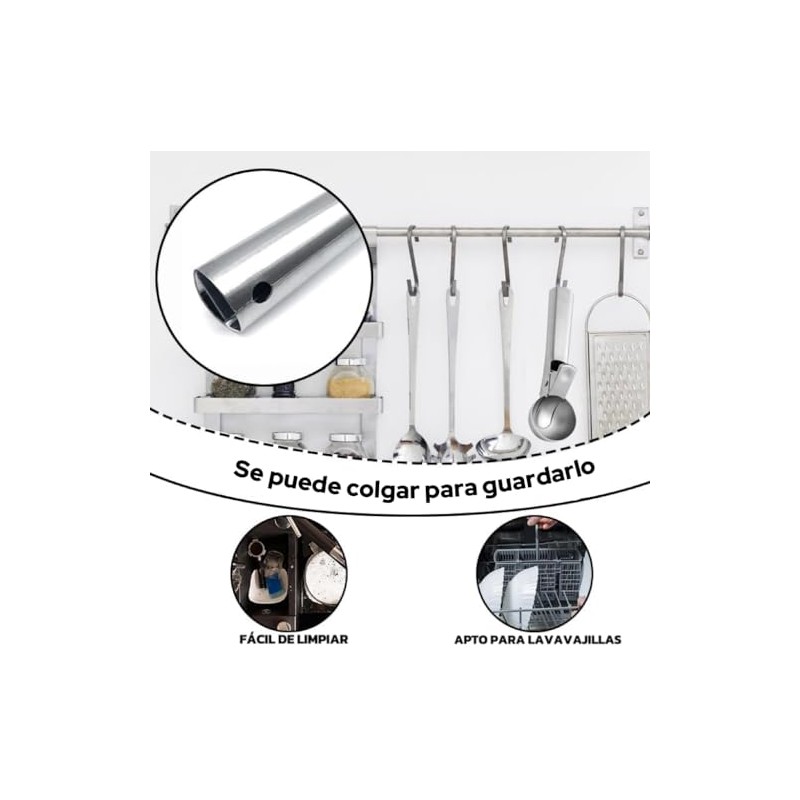 Cuchara para Helado de Acero Inoxidable–Cuchara para Frutas, Funderelele, Cuchara