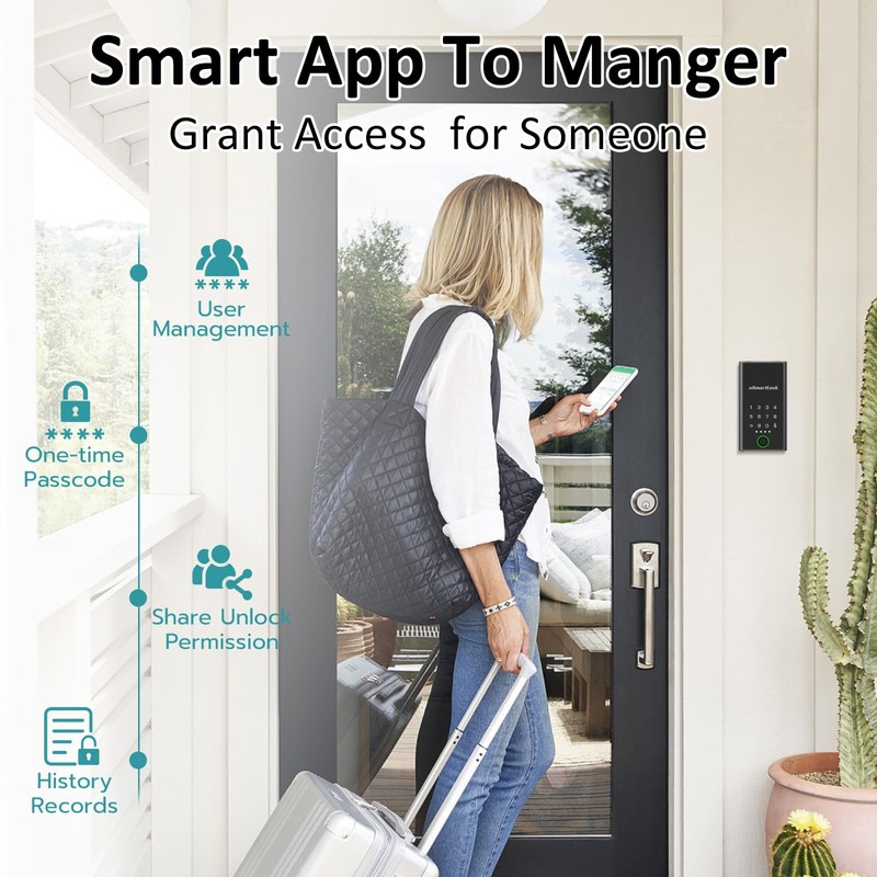Foxlock Smart Key Lock Box, Fingerprint Wall Mounted Key Lock