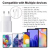 Samneer 25W USB-C Schnellladeger?t Netzteil,f1rSamsungGalaxyS25 S24/S23/S22/S21/S20/Note20 /FES10 S9 S8 A55