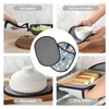 Pot Holders 2 Pack Silicone, Cotton Lining, Heat Resistant to