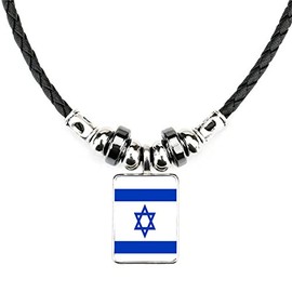 Israel Unisex Alloy Soft Rope Chain Necklace With Velvet Gift Bag