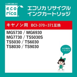 Ecolica ECI-C371XLM Remanufactured Ink Compatible with Canon Magenta ECI-C371XLM Remaining Level Indicator