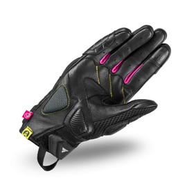SHIMA RUSH Motorradhandschuhe - Atmungsaktive, Verstärkte, Stadt, Sommer, Touchscreen Handschuhe mit Knöchelprotektor, Handgelenk und Finger Aufpralldämpfer (Damen, Rosa, S)