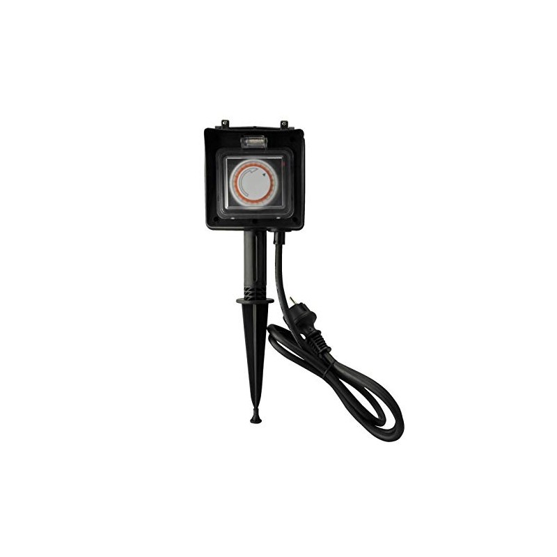 UNITEC Ground Spike with Double Socket and Mechanical Timer