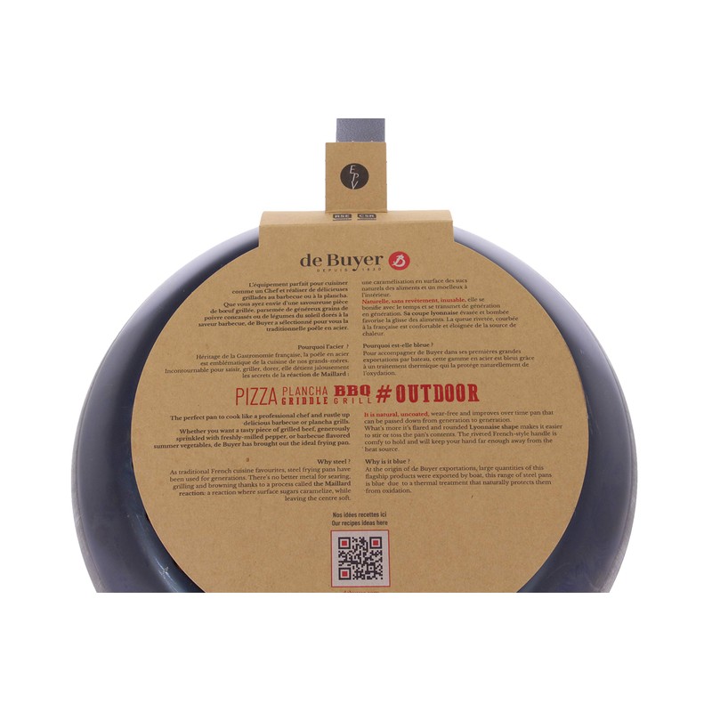 DE BUYER Outdoor Mesh Pan Ball Blue Diameter 20 cm