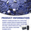 Innfeeltech Electrolytic Capacitors 33uF 25V Aluminium Radial Electrolytic Capacitors Pack