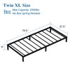 DiaOutro 9 Inch Twin XL Bed Frames Heavy Duty Low